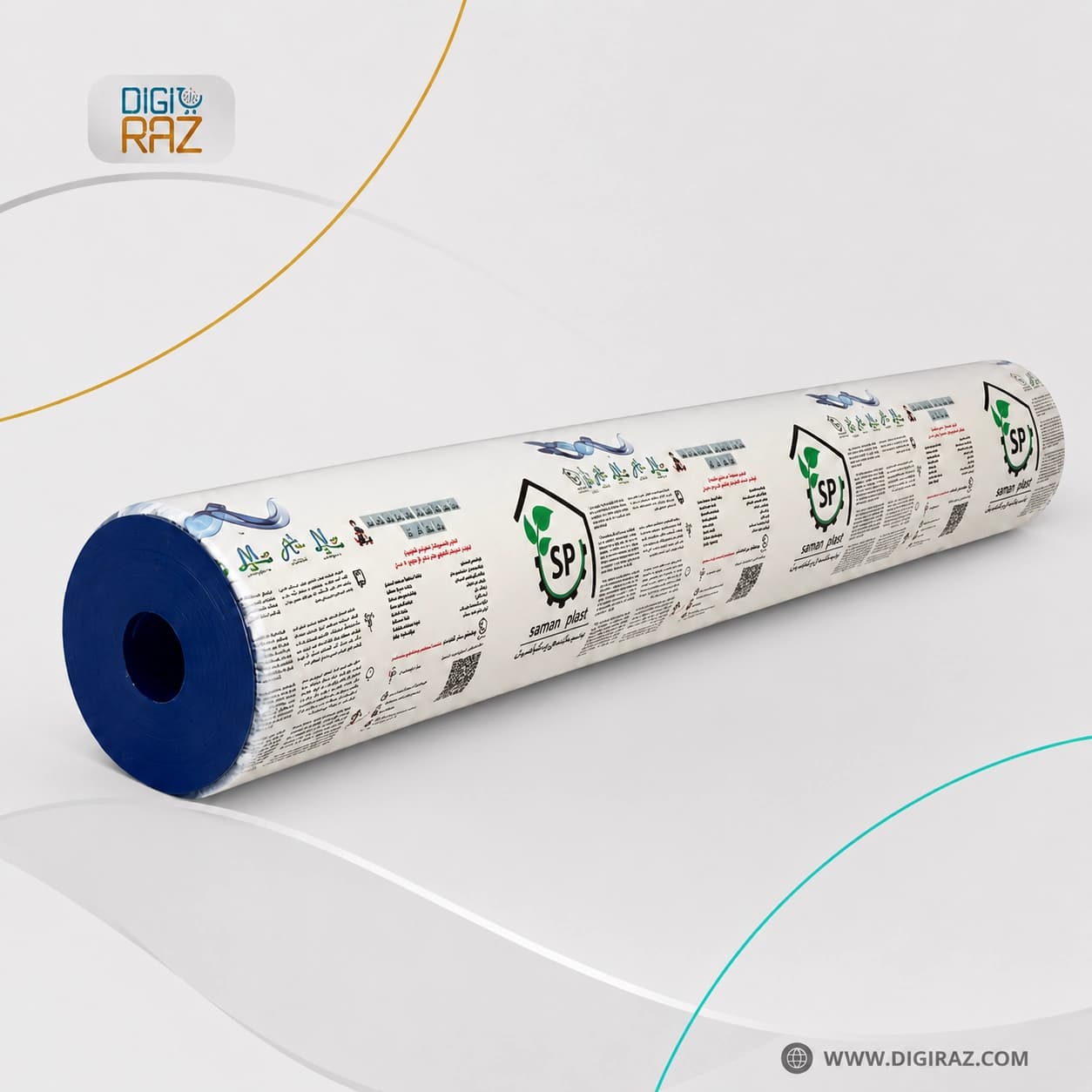 پلاستیک گلخانه‌ای 10متر UV 5 سمن پلاست