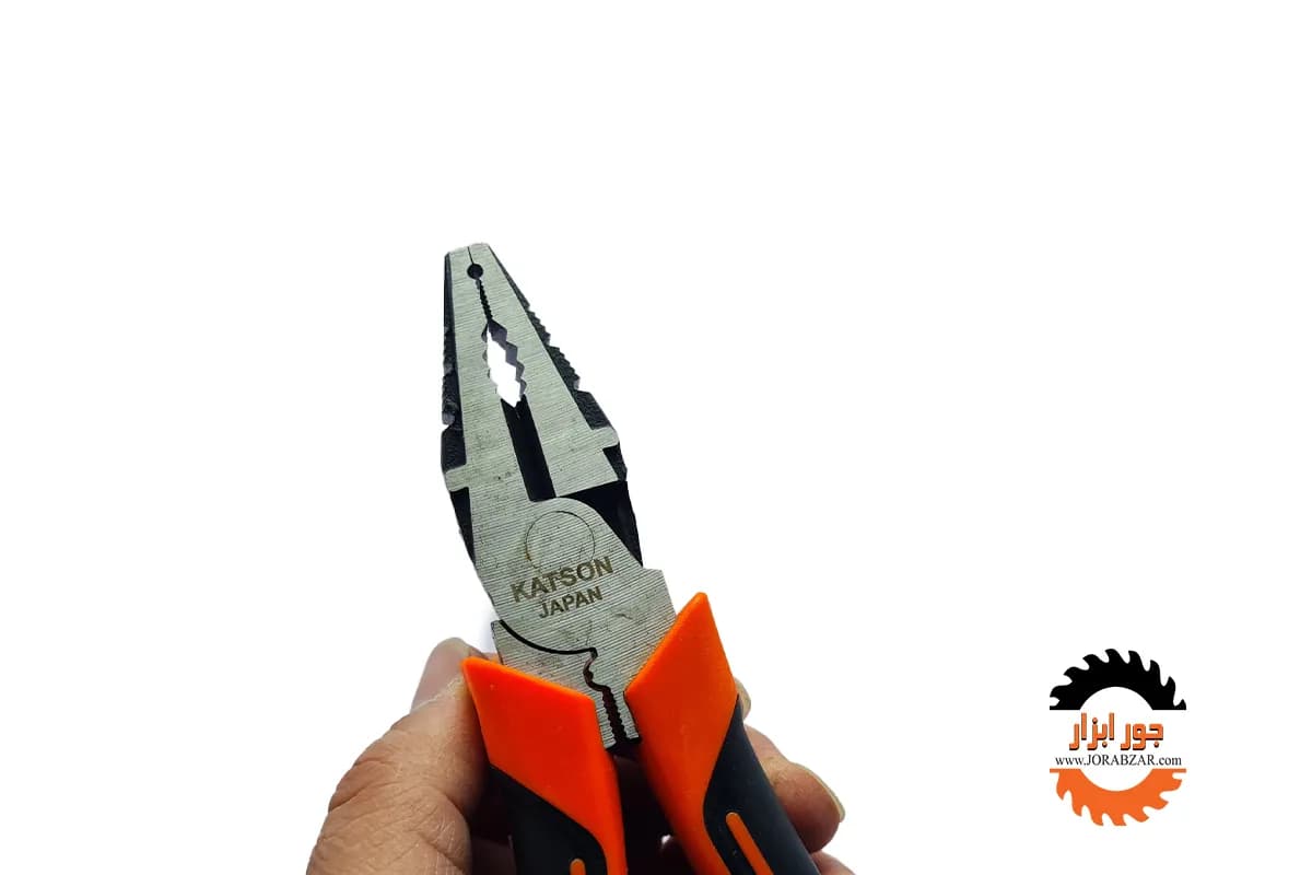 انبردست ۷ اینچ کاتسون Katson – حرفه‌ای سخت‌کاری شده با قدرت برش پیچ و سیم — تصویر ۷