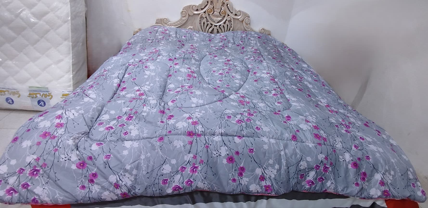 روتختی دونفره دورو 6 تیکه میکرو مدل گلها — تصویر ۶