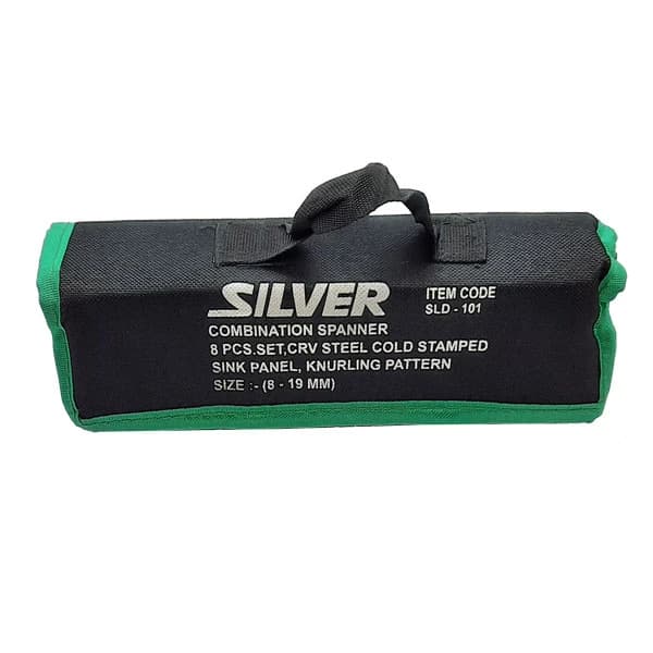 SILVER (سیلور) آچار یکسر رینگ 8 عددی 19-8 کیفی — تصویر ۶