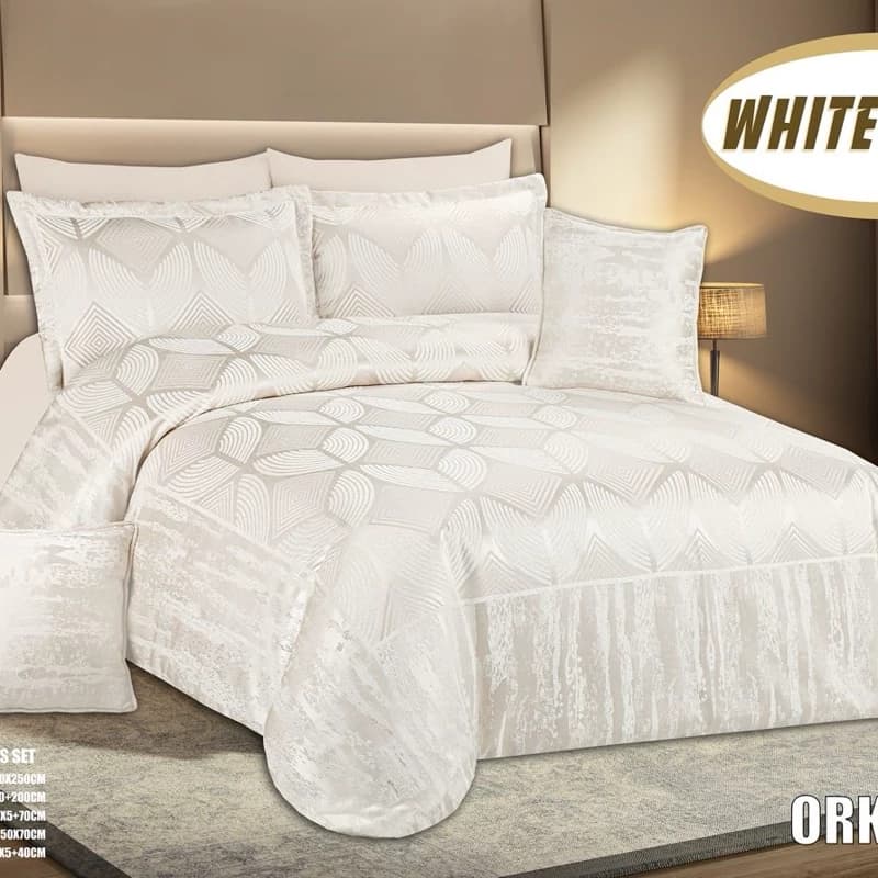 روتختی مخمل ویت هوم white homeمدل Fendi فندی دونفره 8 تکه — تصویر ۳