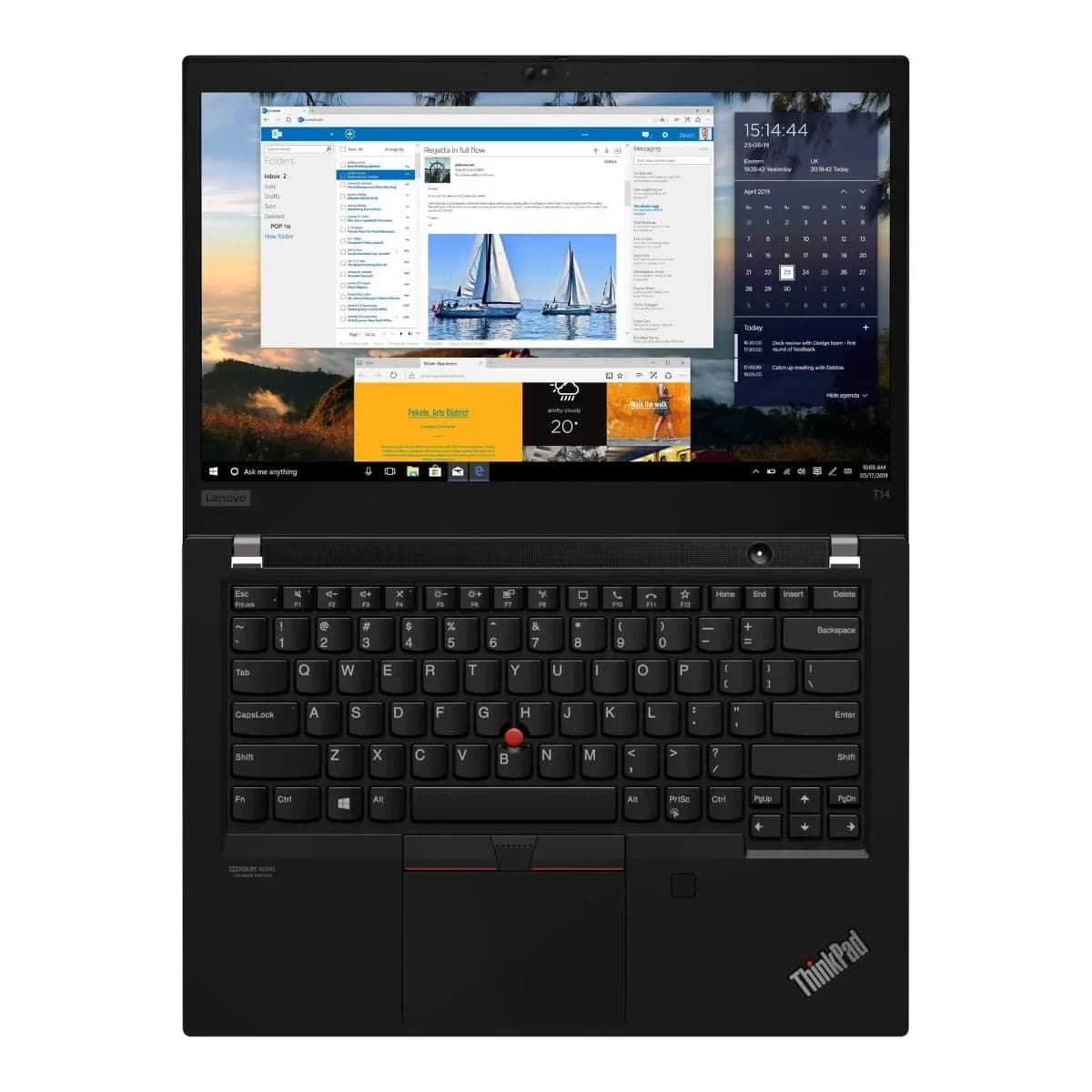لپ تاپ استوک لمسی 360 درجه لنوو مدل Thinkpad T14 — تصویر ۱۱