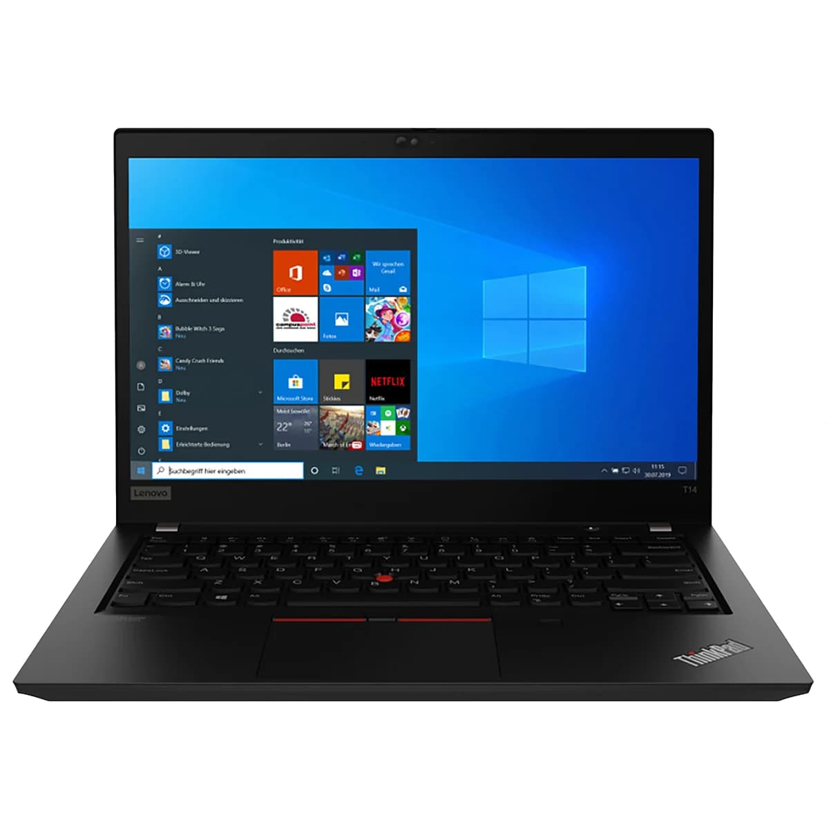 لپ تاپ استوک لمسی 360 درجه لنوو مدل Thinkpad T14 — تصویر ۳