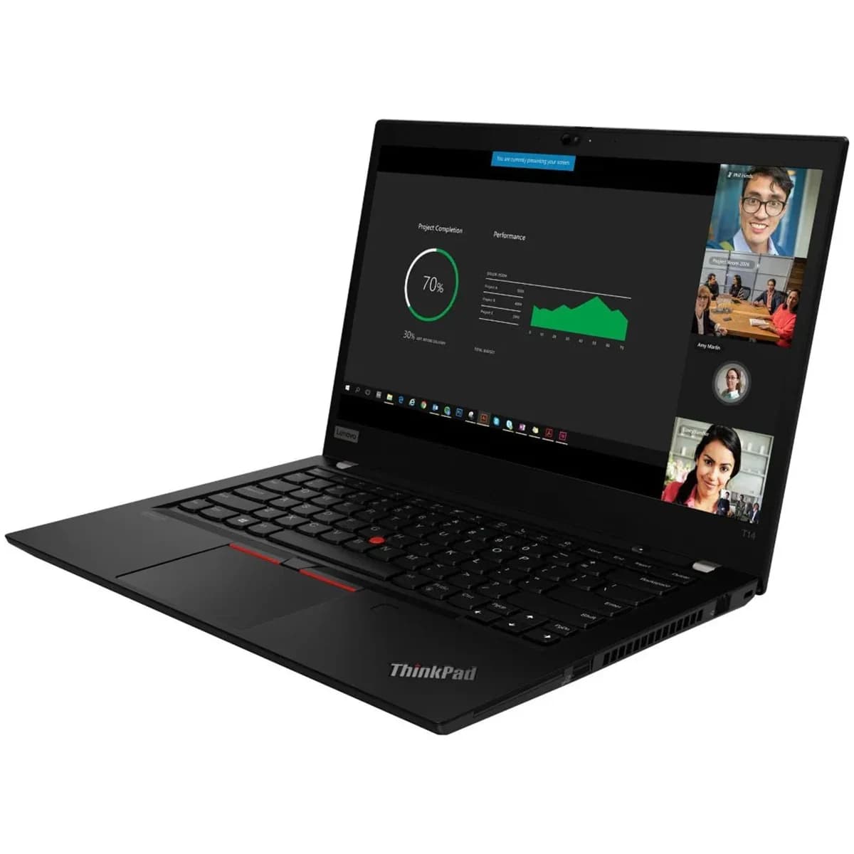 لپ تاپ استوک لمسی 360 درجه لنوو مدل Thinkpad T14 — تصویر ۴
