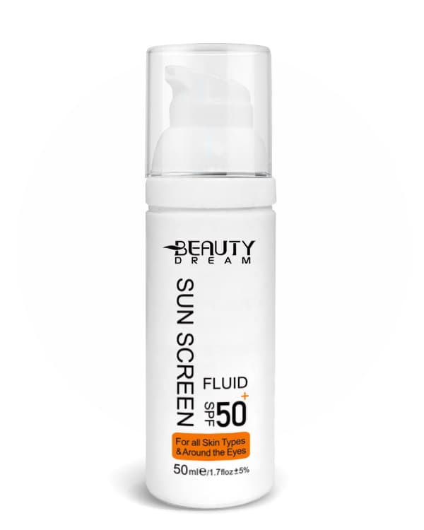 ضد آفتاب بی رنگ SPF50 بیوتی دریم 50 میل مناسب انواع پوست و دور چشم — تصویر ۲