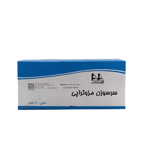 سرسوزن مزوتراپی آوا گیج 30 طول 12 میلیمتر — تصویر ۲