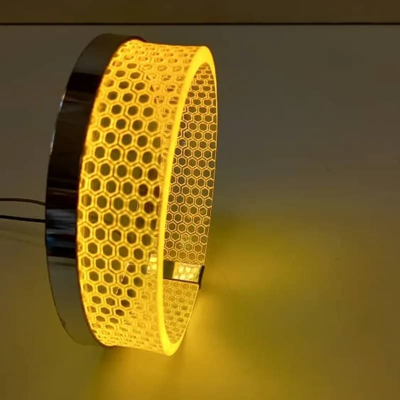 حلقه نئون سه بعدی چراغ جلو خودرو سایز 8 — تصویر ۴
