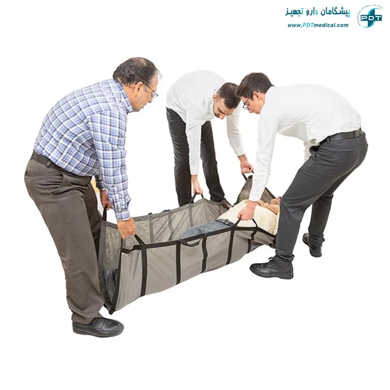 برانکارد پارچه ای اضطراری – پتوی حمل بیمار – کری شیت — تصویر ۷