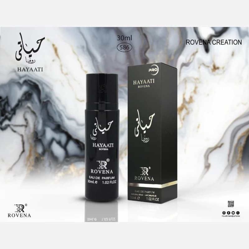 عطر جیبی حیاتی روونا مردانه حجم 30 میل کد 586