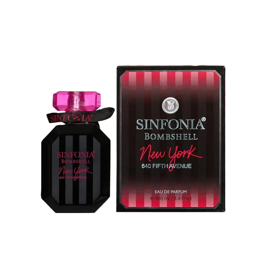 ادوپرفیوم زنانه بامشل نیویورک سین فونیا مدل Bombshell New York حجم 100 میلی‌لیتر — تصویر ۵