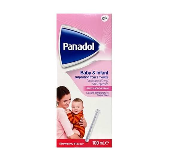 شربت پانادول کودک و نوزاد (Panadol Baby & Infant) اصل 100ml انقضا ۲۰۲۷.۰۸ — تصویر ۵