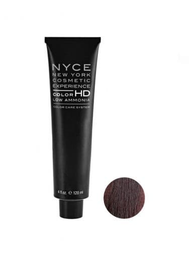 رنگ موی بدون آمونیاک NYCE قهوه ای ماهاگونی روشن کد 5.5