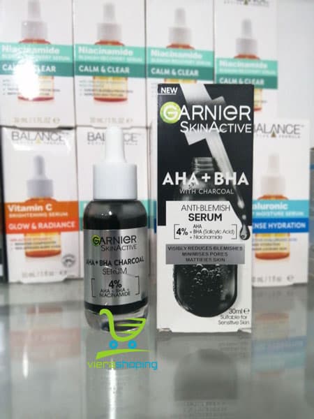 سرم لایه بردار زغال گارنیر AHA+BHA — تصویر ۲