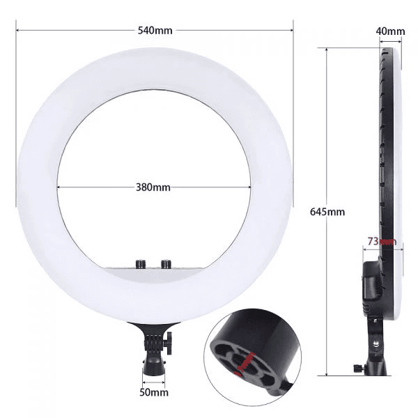 رینگ لایت Ring Light RL-21 به همراه سه پایه — تصویر ۲