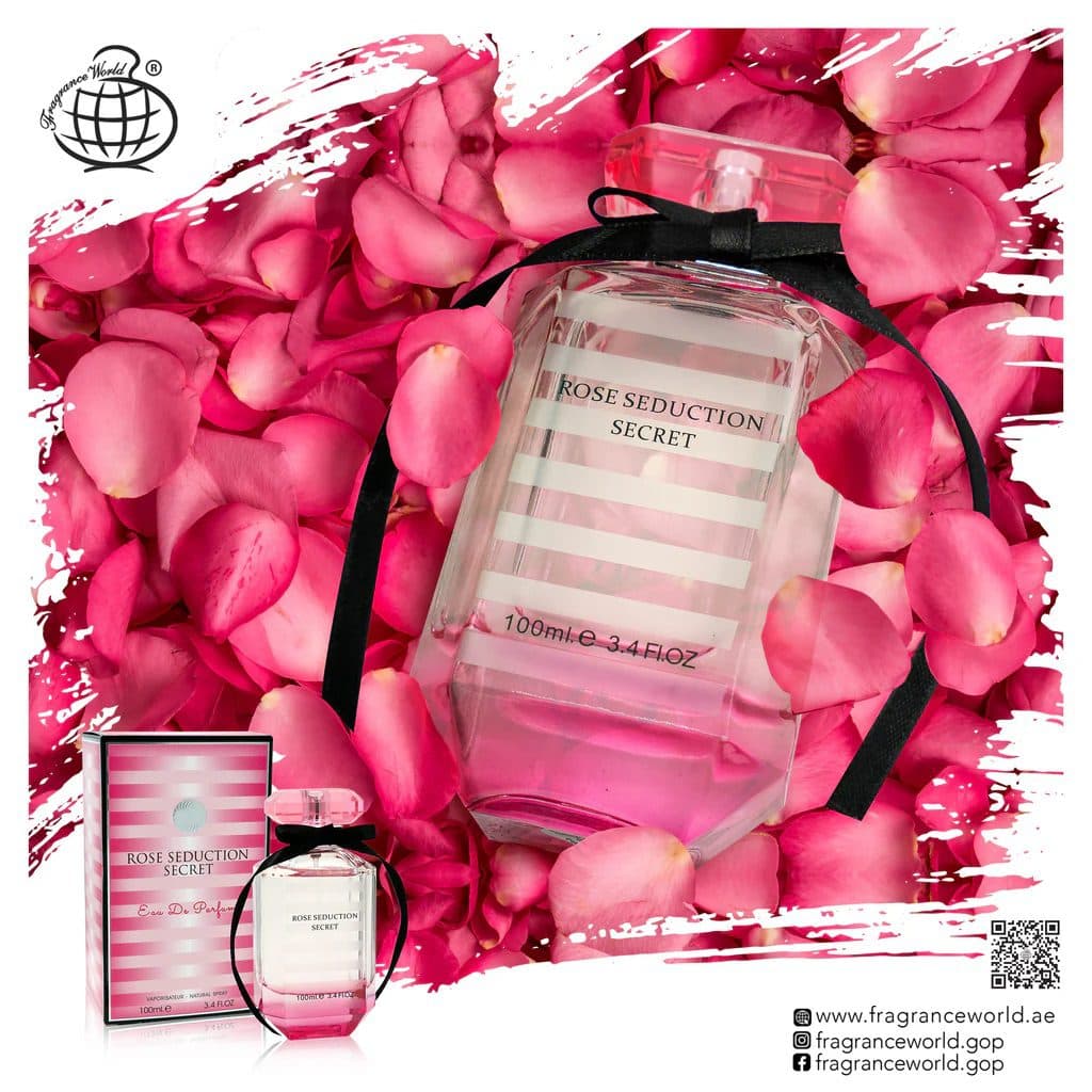 عطر زنانه ویکتوریا سکرت بامشل فرگرنس ورد (رز سداکشن سکرت)حجم 100میل