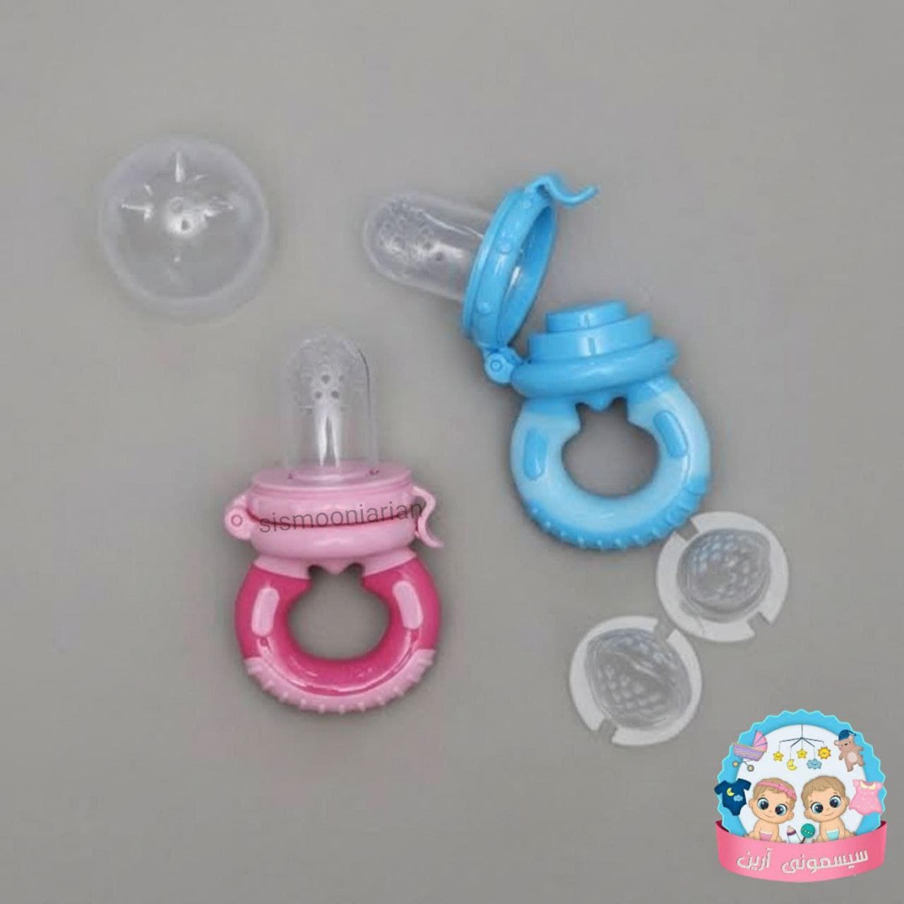 پستانک میوه خوری بیبی لند مدل ۳ سایز (سیلیکونی و فاقد BPA) کد 285 — تصویر ۲