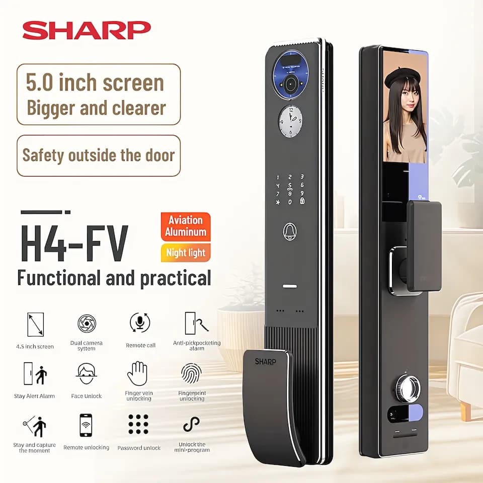 قفل هوشمند تشخیص چهره شارپ H4-FV — تصویر ۷