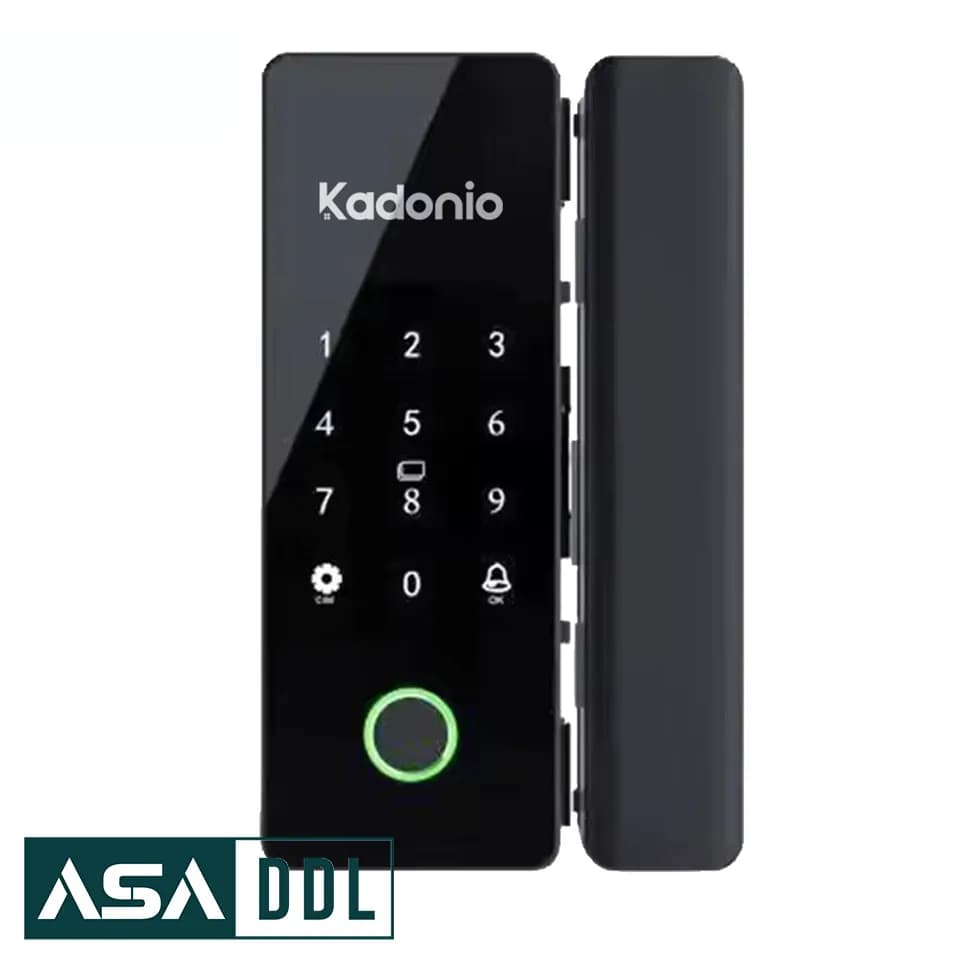 قفل دیجیتال شیشه سکوریت کادونیو GL500 — تصویر ۳