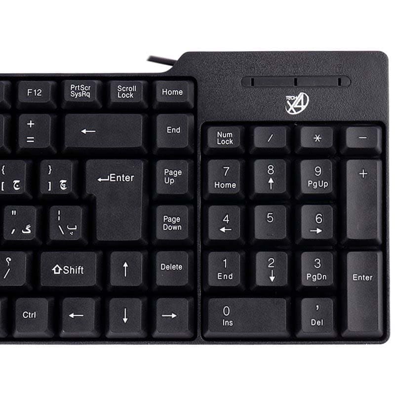 کیبورد باسیم ایکس فورتک X4Tech 8153 — تصویر ۴