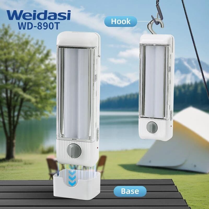 چراغ اضطراری ویداسی مدل WD-890 دیمردار — تصویر ۱۱