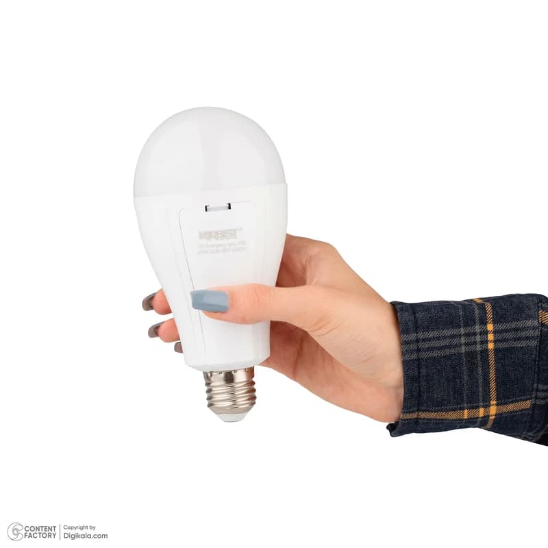لامپ ال ای دی شارژی ۲۰ وات کاربیست مدل پایه E27 — تصویر ۶