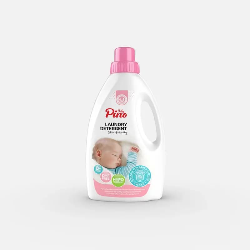 مایع لباسشویی نوزاد و کودک پینو بیبی مدل PINK وزن 1000 گرم | Pino Baby — تصویر ۶