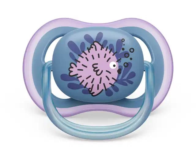 پستانک اونت اولترا ایر تکی 6 تا 18ماه avent ultra air طرح اسب دریایی و ماهی — تصویر ۵
