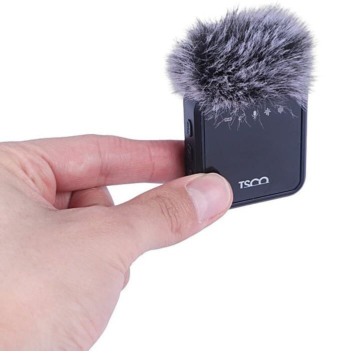 میکروفون یقه‌ای بی‌سیم تسکو مدل TMIC 5007 با اتصال Type-C و Lightning — تصویر ۶