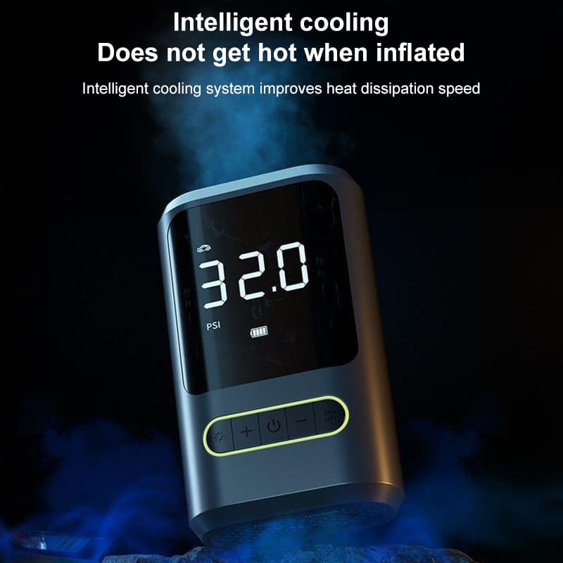 پمپ باد _ پاوربانک _ چراغ اضطراری ( 4000mAh ) — تصویر ۴