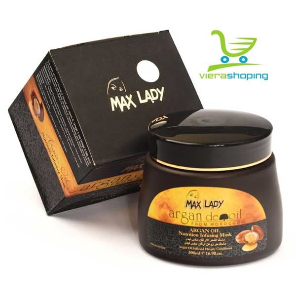 ماسک مو روغن آرگان مکس لیدی Maxlady