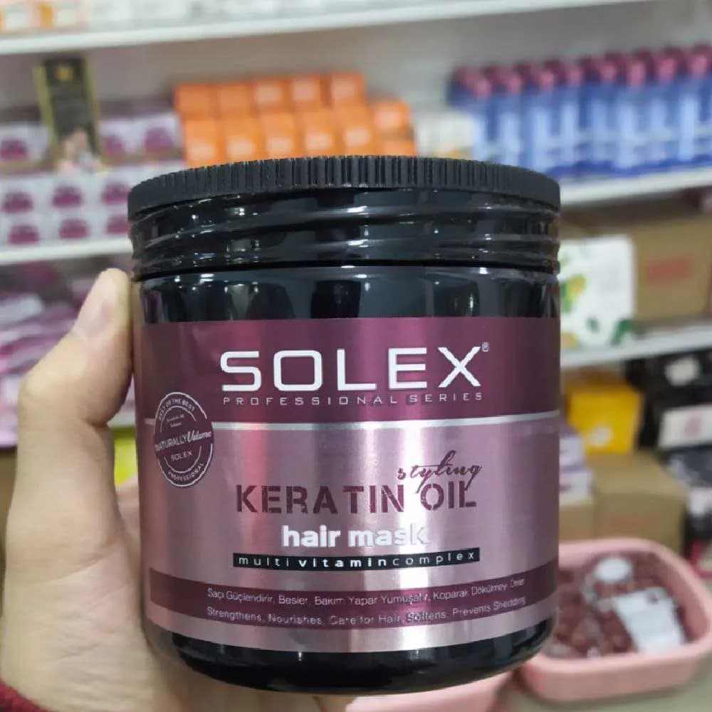 ماسک مو کراتینە سولکس Solex حجم 500 میل — تصویر ۸