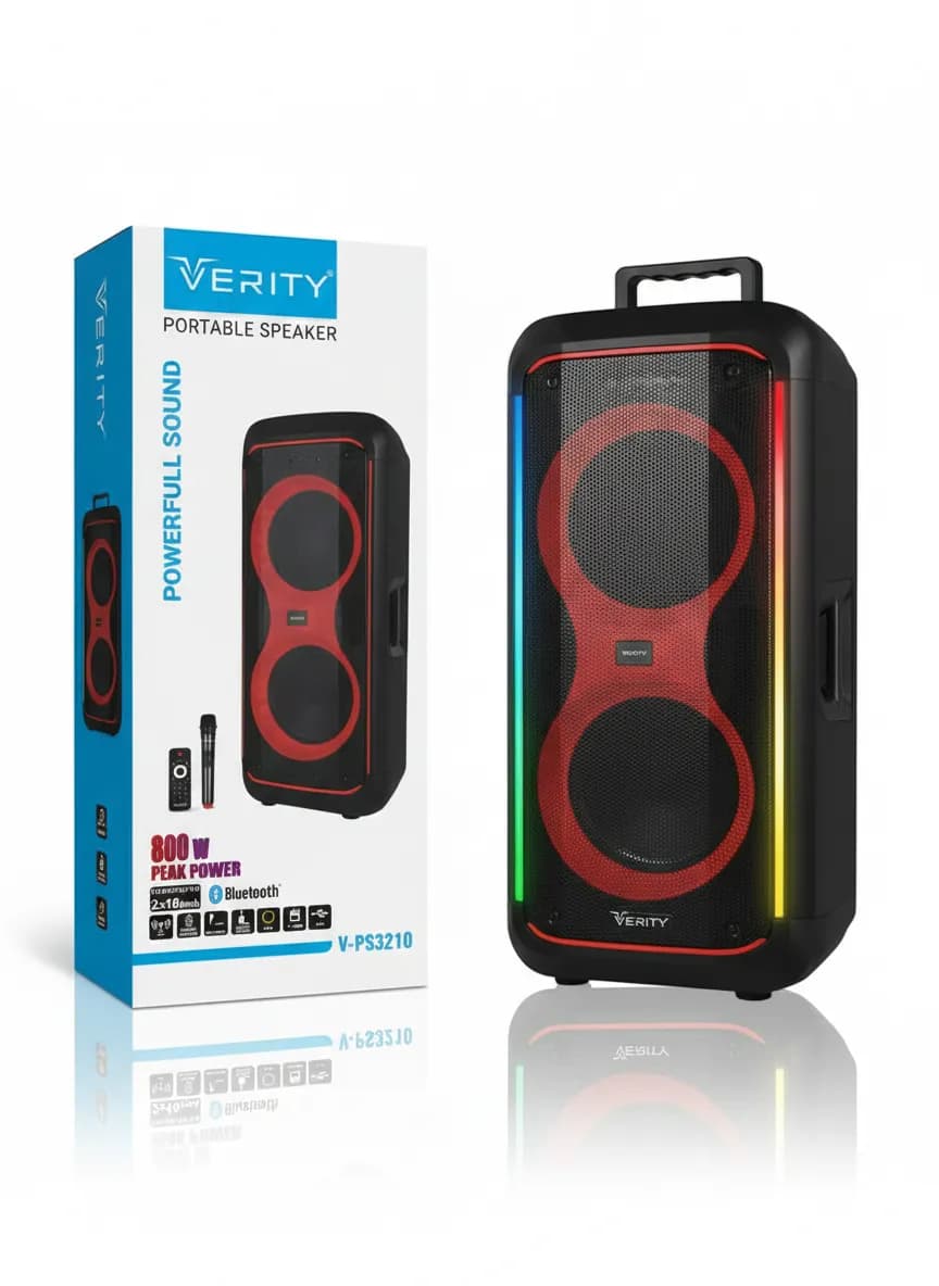 اسپیکر بلوتوثی وریتی مدل VERITY-3210 — تصویر ۸