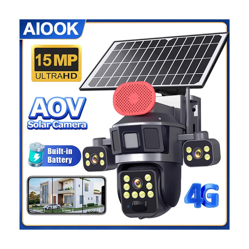 دوربین 3 لنز خورشیدی سیمکارتی – S315-16G — تصویر ۲