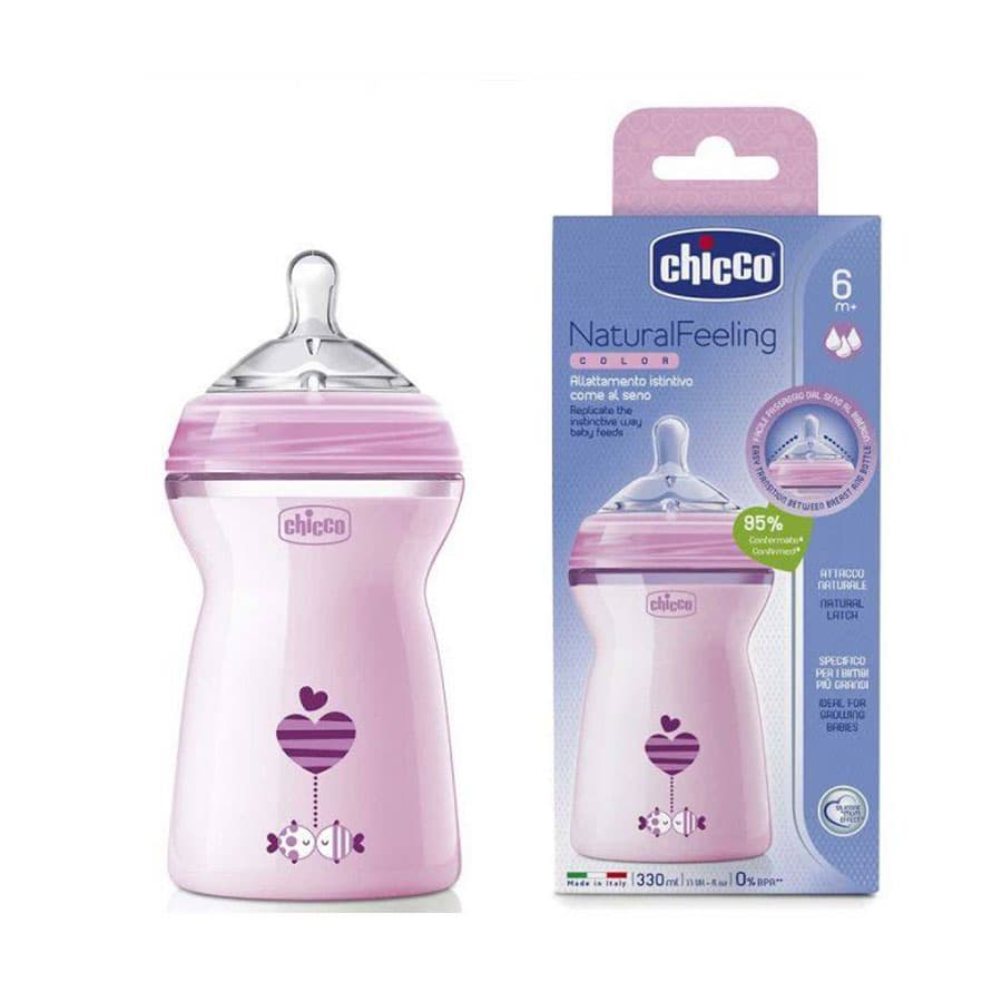 شیشه شیر چیکو نچرال مدل Natural Feeling ظرفیت 330 میلی لیتر — تصویر ۲