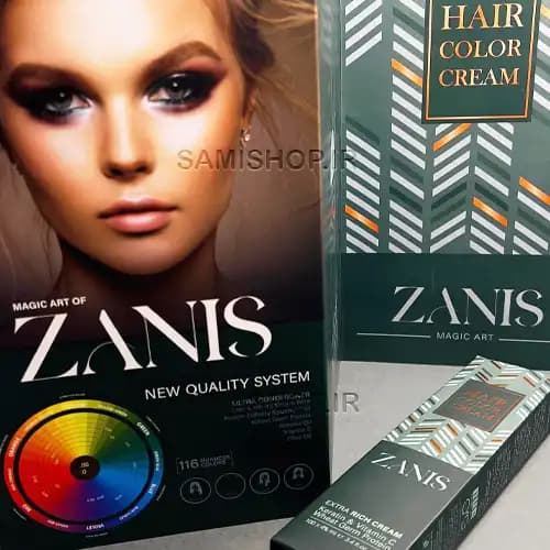 رنگ موی زانیس ZANIS ، شماره Z6 کنفی — تصویر ۳