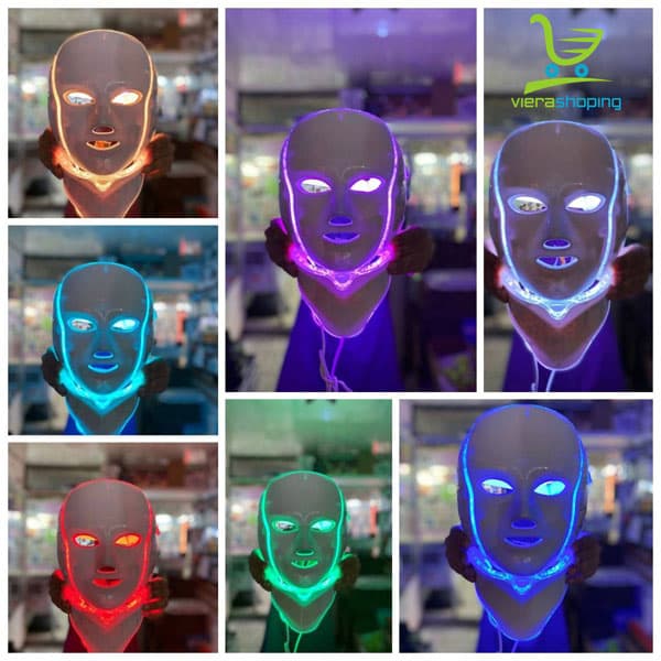ماسک ال ای دی صورت و گردن LED مدل LM-7 — تصویر ۲