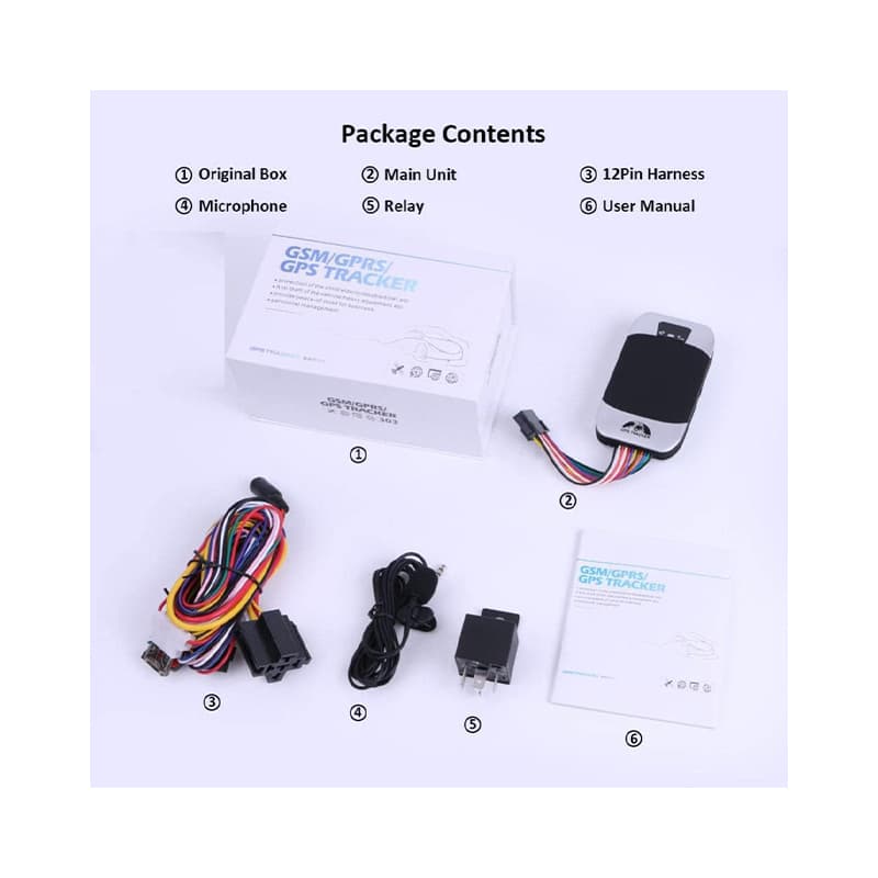 جی پی اس برقی سیمکارتی مناسب وسایل نقلیه – TK303F — تصویر ۵