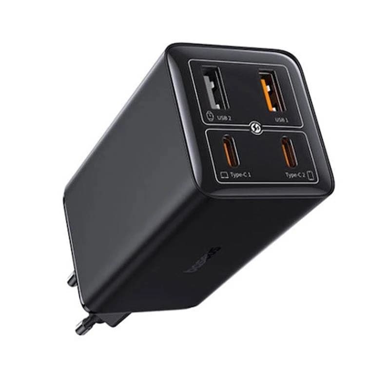 شارژر دیواری 100 وات 4 پورت بیسوس مدل GaN6 Pro به همراه کابل USB-C به USB-C — تصویر ۹