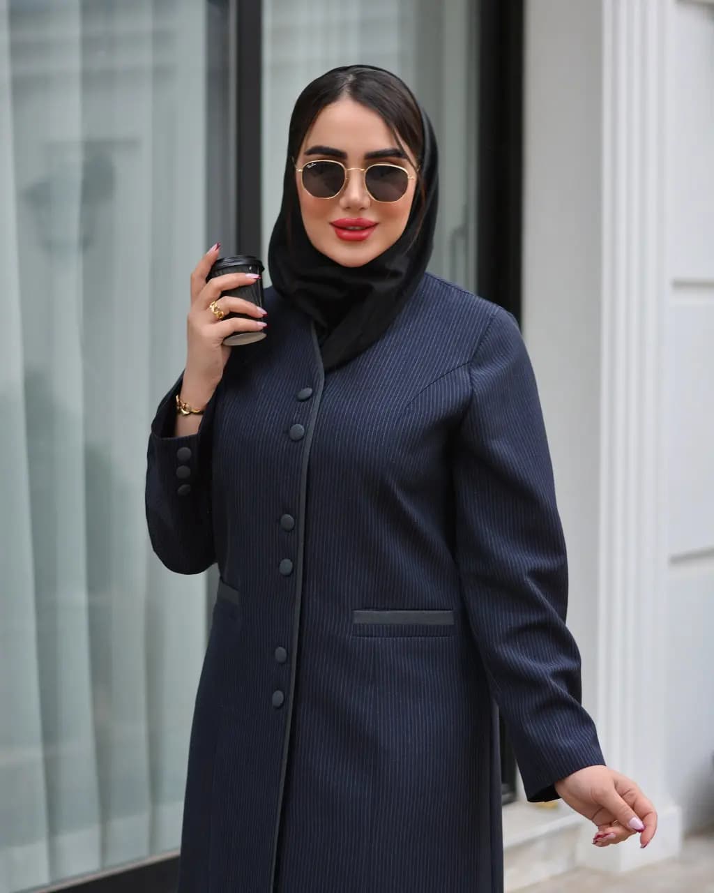 مانتو شلوار اداری زنانه دیپلمات مدل دیبا — تصویر ۱۰