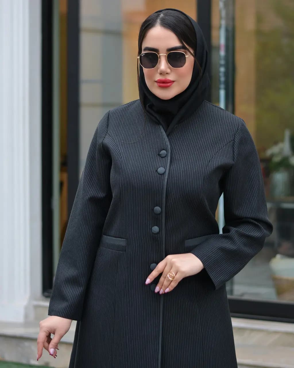 مانتو شلوار اداری زنانه دیپلمات مدل دیبا — تصویر ۳