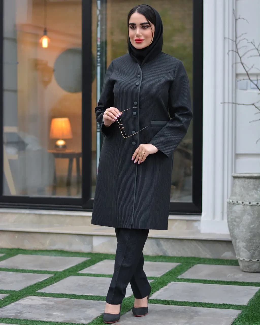 مانتو شلوار اداری زنانه دیپلمات مدل دیبا — تصویر ۲