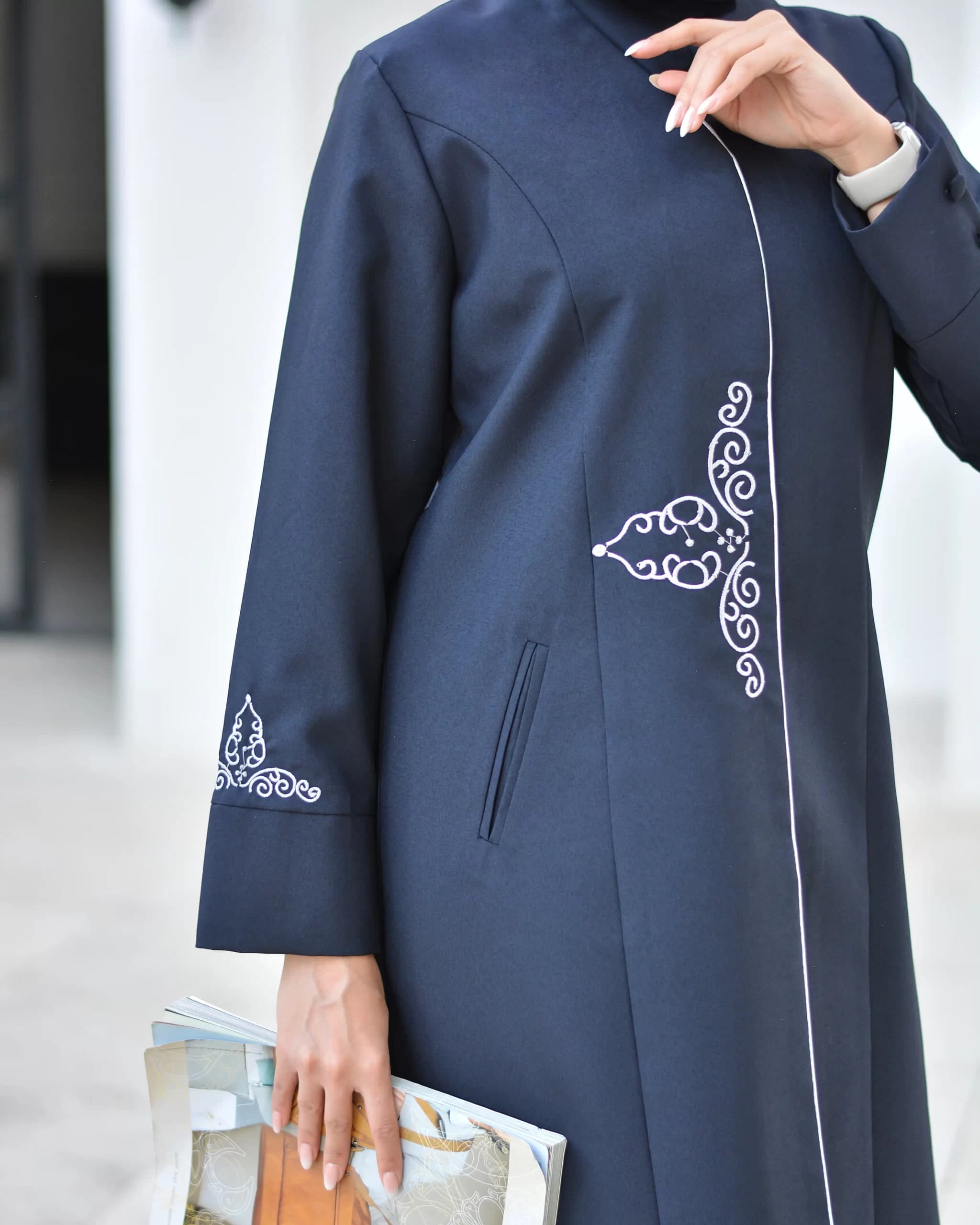 مانتو و شلوار اداری گلدوزی سلما — تصویر ۱۱