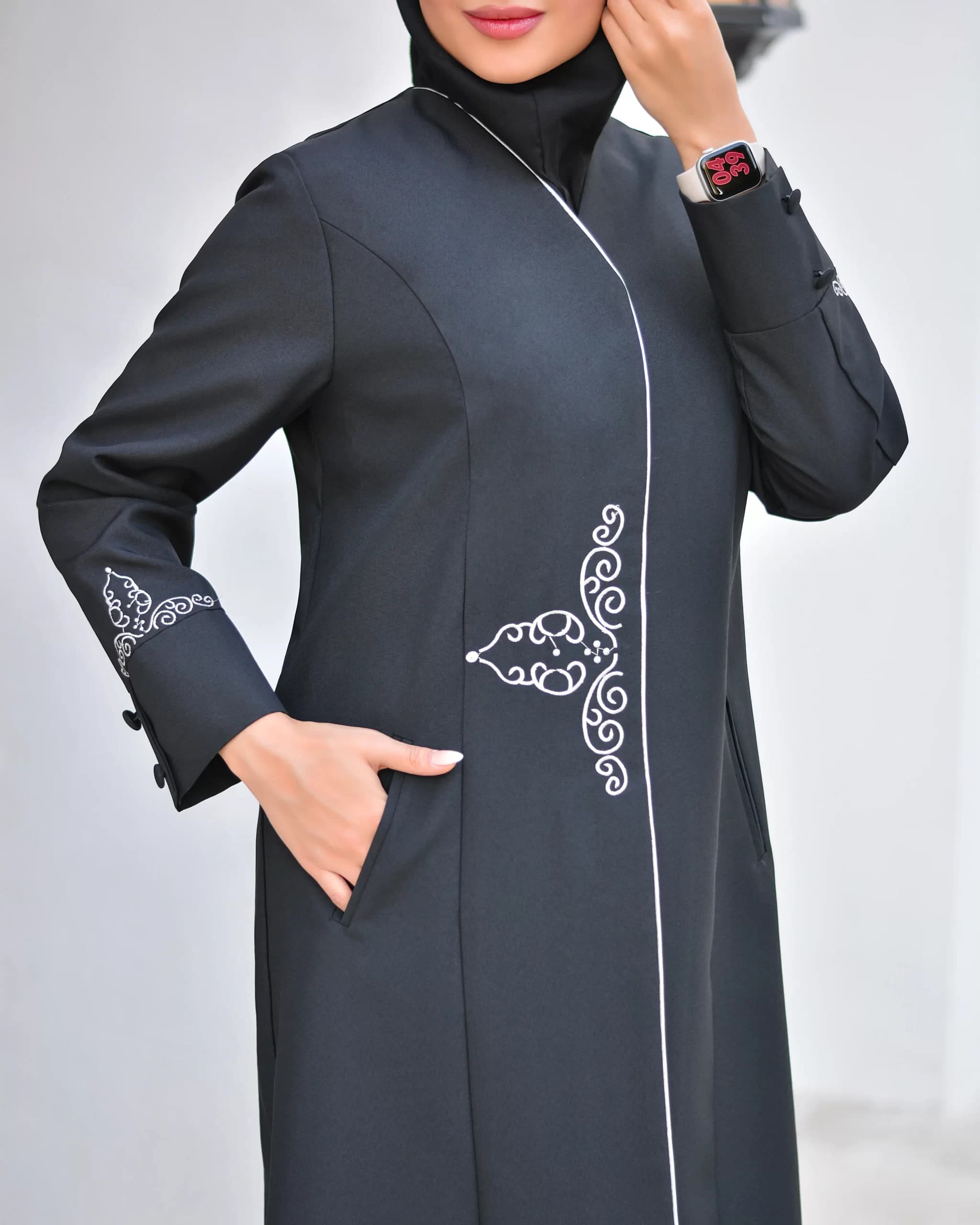 مانتو و شلوار اداری گلدوزی سلما — تصویر ۱۲