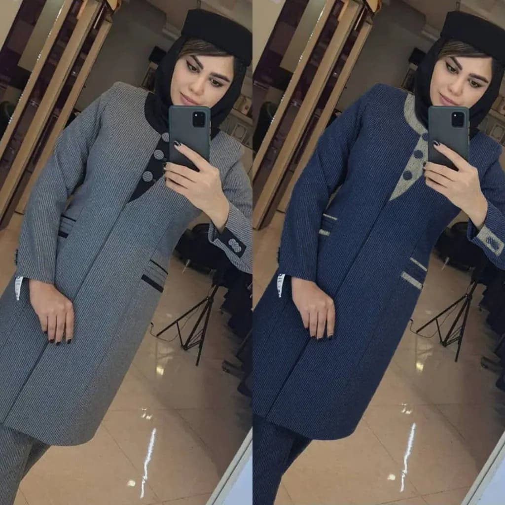 مانتو شلوار اداری مدل حورا — تصویر ۷