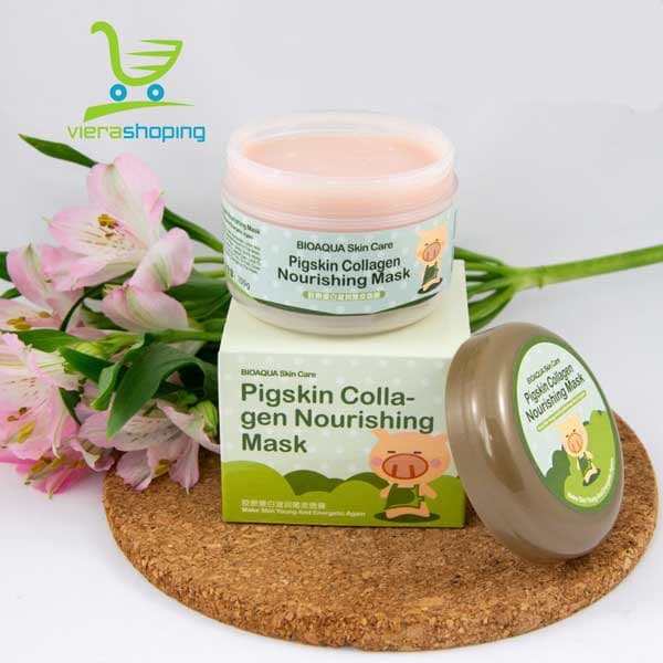ماسک کلاژن بیوآکوا طرح خوک Collagen Moisturizing Mask — تصویر ۳