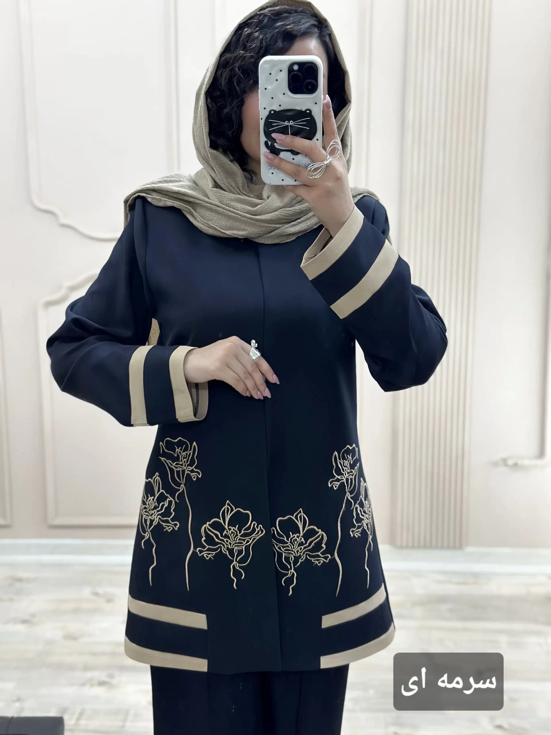 کت شلوار گلدوزی زنانه بزیاق مدل رویا — تصویر ۸