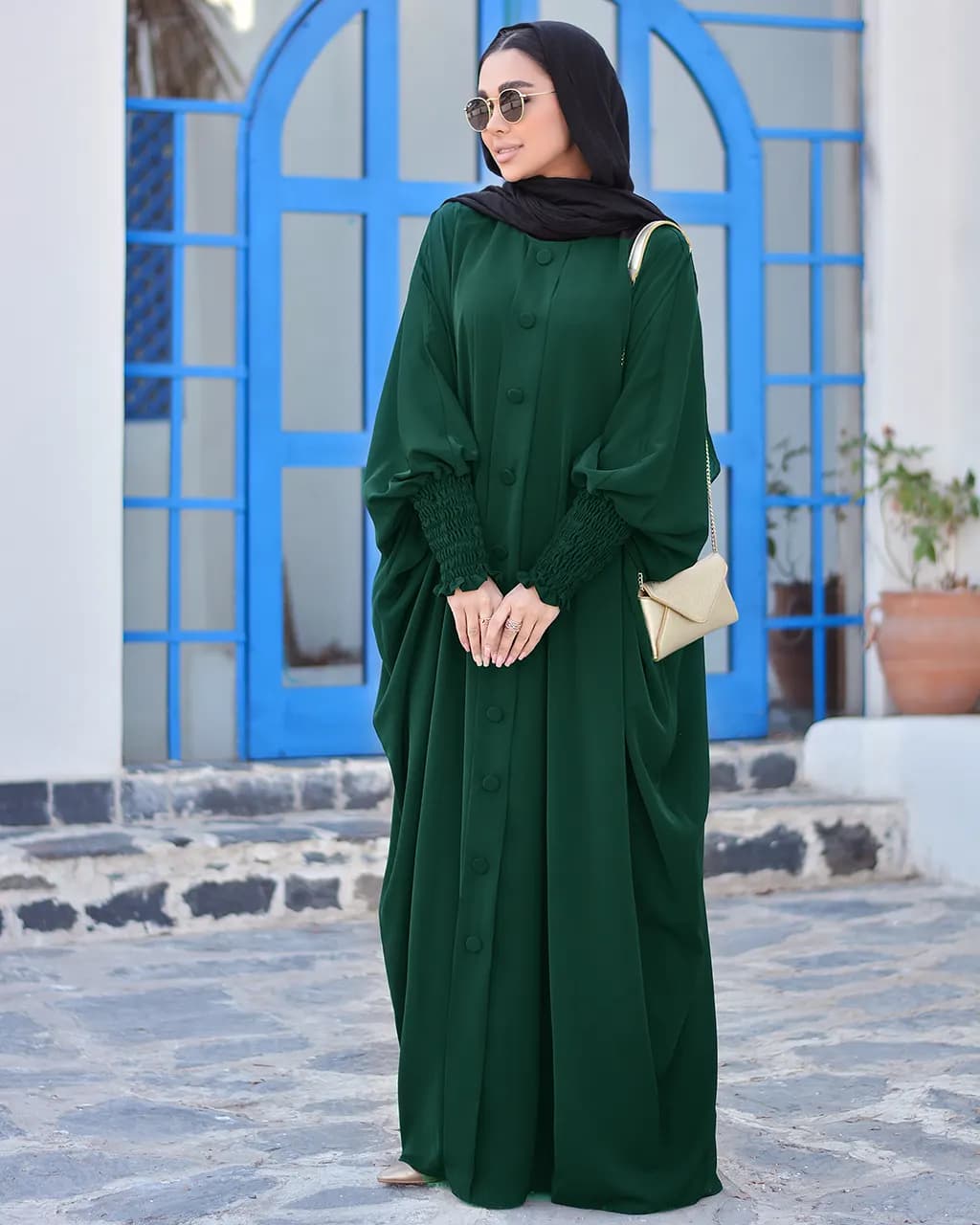 مانتو عبایی زنانه مدل طیلا — تصویر ۵