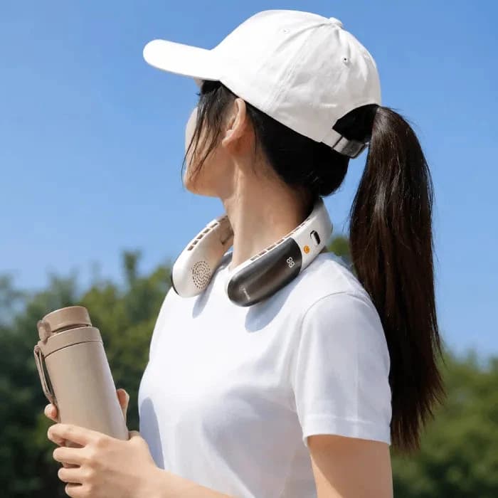 پنکه بدون پره شارژی _ آویز گردنبندی — تصویر ۲
