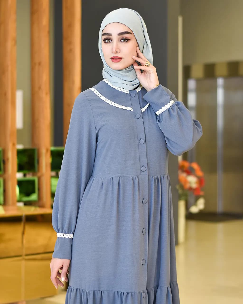 ماکسی زنانه مدل بلوط — تصویر ۲