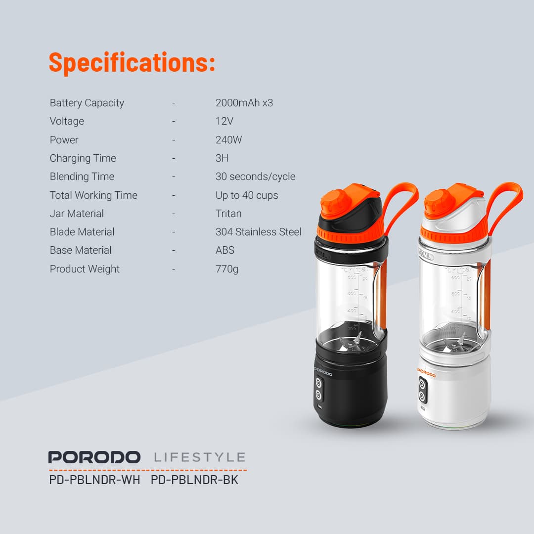 شیکر شارژی و اسموتی ساز 240 وات 6000 میلی آمپر _ ICE Crusher & Innovative Rotation Technology — تصویر ۱۰